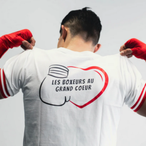 T-shirt association : "Boxeurs au grand coeur"