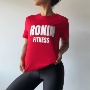 Ronin Fitness T-shirt - Rouge/blanc